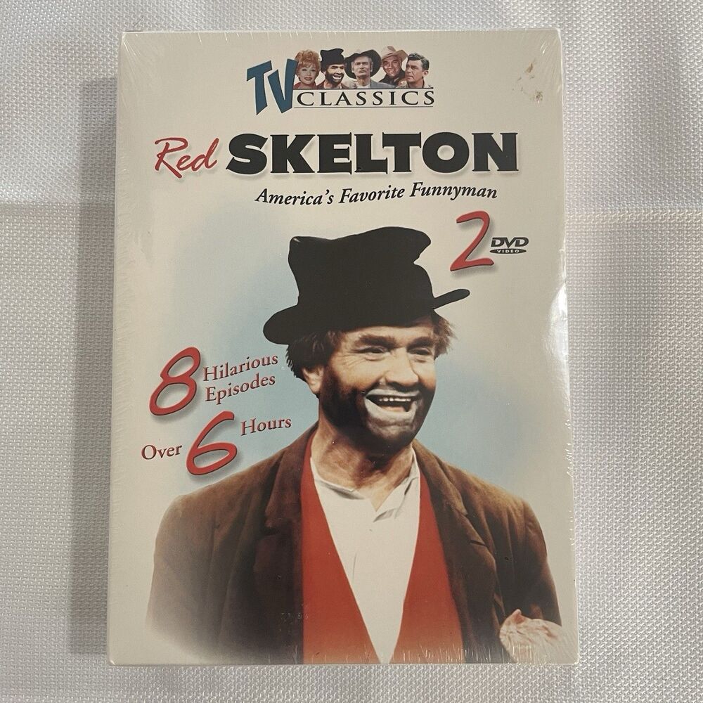 Red Skelton New Factory-Sealed TV Classics 2 DVDs 8 Episodes